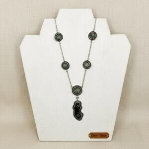 NWT Siberian Seraphinite “Warrior Queen” Doublet Necklace • Solid .925 Silver